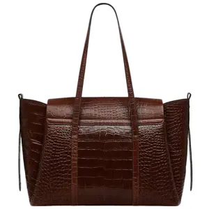 Radley The Chancery Faux Croc Large Flapover Shoulder Bag